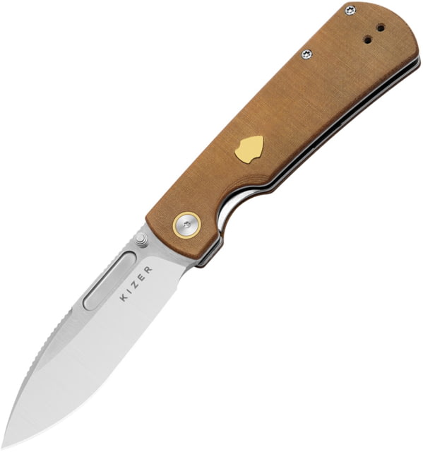 Kizer Cutlery Retro Linerlock Micarta KI - Kizer Cutlery
