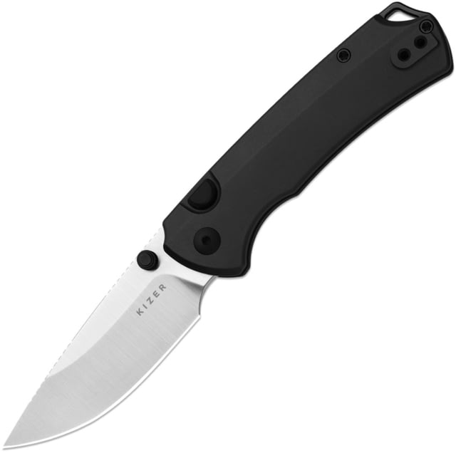 Kizer Cutlery T1 Button Linerlock Black - Kizer Cutlery
