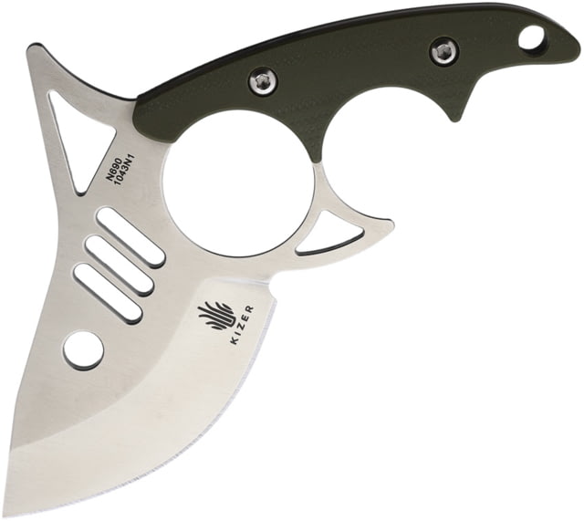 Kizer Cutlery The Shark Tooth Grn G10 - Kizer Cutlery