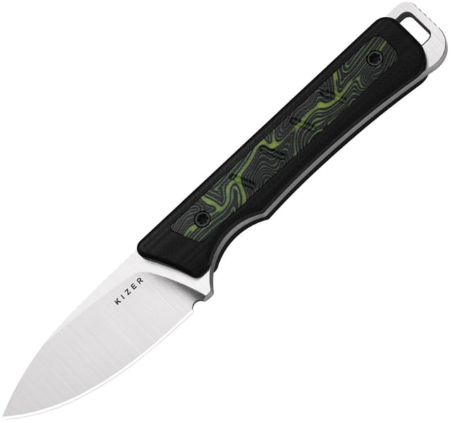 Kizer Cutlery Whiskey Jack Fixed Blade Grn KI - Kizer Cutlery