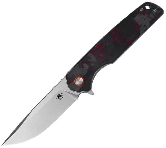 Klaken Warpath Linerlock Black/Red CF KKNJ354RD - Klaken