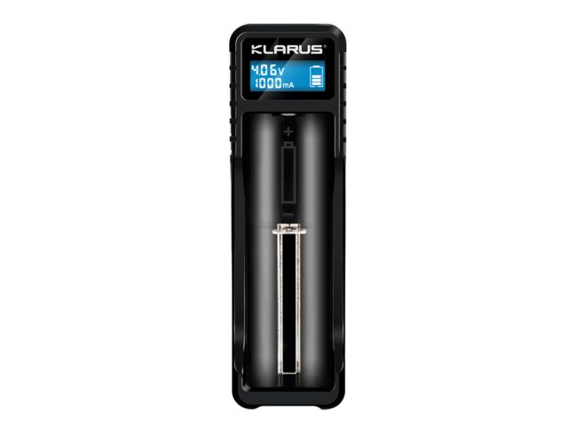Klarus  Two-In-One Charger and Power Bank w/ LCD Screen Black - Klarus