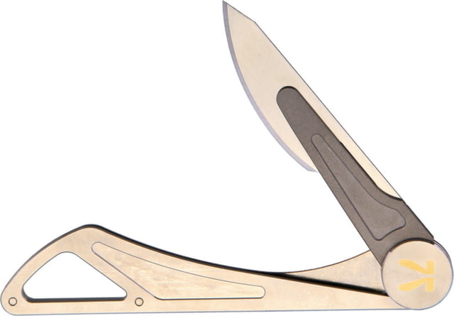 Klarus S2 Titanium Folder Folding Knife 1.63" blade Sand blast finish titanium handle S2 TITANIUM KNIFE - Klarus