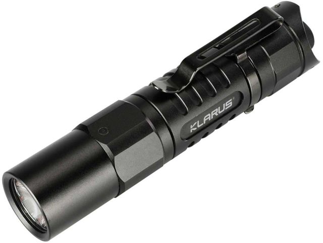 Klarus  1 x 14500/ AA CREE XP-L HD V6 LED Tactical/ EDC Flashlight 1000 Lumens Black - Klarus
