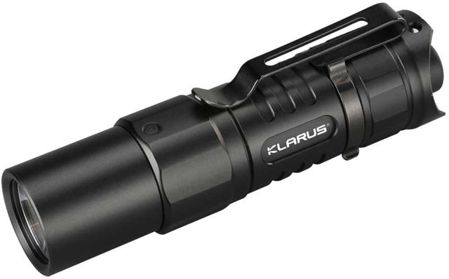 Klarus XT1C V2 1 x 16340/ CR123A CREE XP-L HD V6 LED Tactical Pocket Flashlight 1000 Lumens Black - Klarus