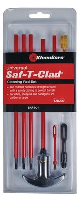 USED KleenBore Universal Saf-T Clad Red Coated Rod w/ Clamshell package  EDEMO1 Condition Parts Only/Salvage Defective - Kleenbore