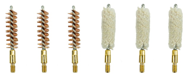 KleenBore 6 Piece Handgun Brush & Mop Cleaning Set 9mm