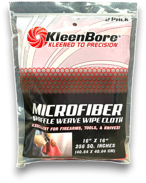 KleenBore Waffle Weave Microfiber Cloths 16X16 2020139