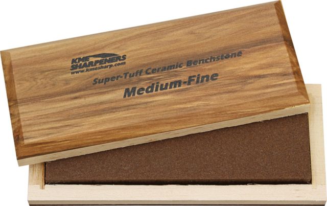 Kme Sharpeners Bench Stone with Wood Storage Box KME - Kme Sharpeners
