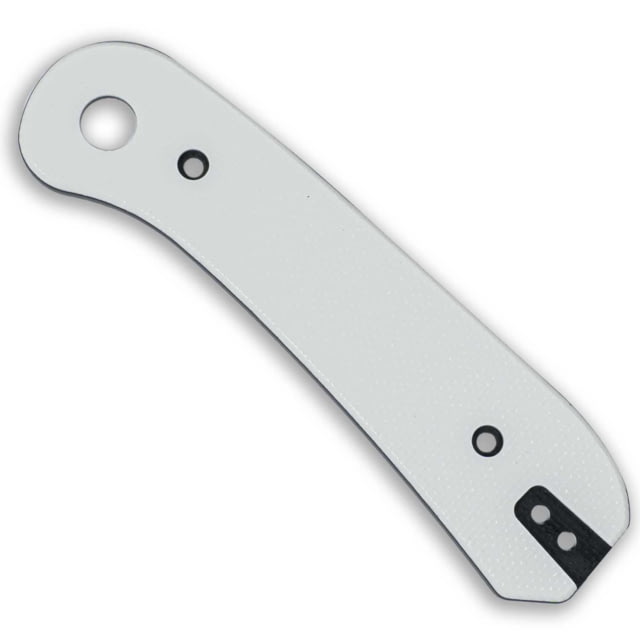 Knafs Lander 1 Flat G10 Knife Scales White/Black - Knafs