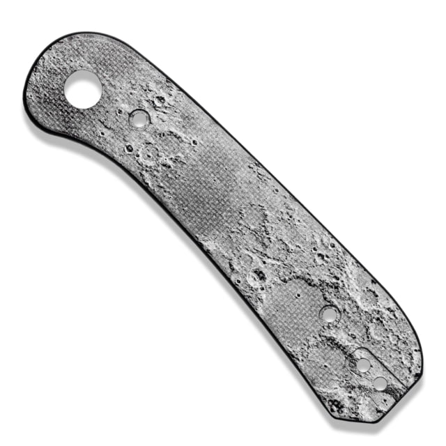 Knafs Lander 1 Knife Scales Lunar Surface G10 Grey - Knafs