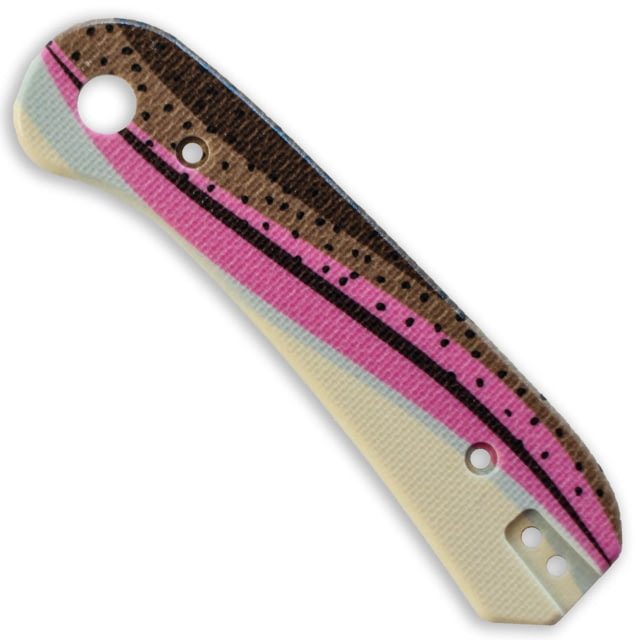 Knafs Lander 1 Knife Scales Rainbow Trout G10 Multi - Knafs
