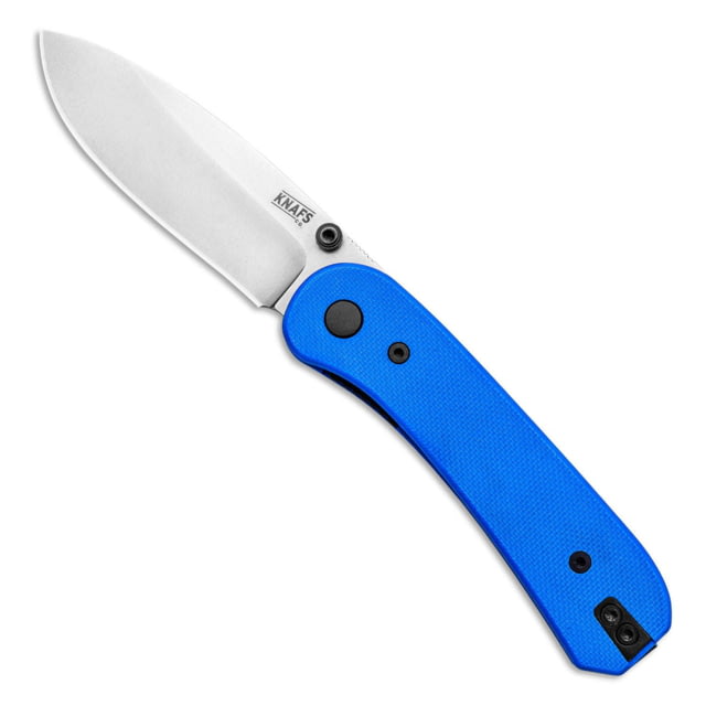 Knafs Lander 1 Pocket 2.75in Folding Knife G10 Handle D2 Blade Drop Point Blue/Silver - Knafs