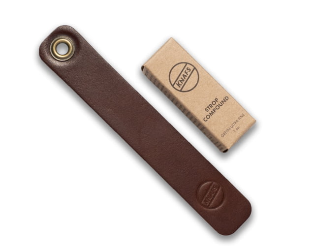 Knafs Leather Strop & Strop Compound Brown / Green - Knafs