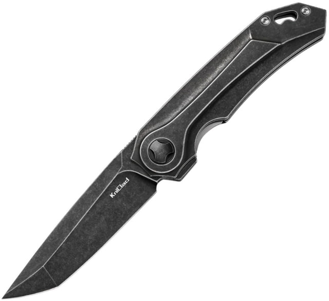 KniClad Knives Obsid Linerlock Ti Black SW KC - Kniclad Knives