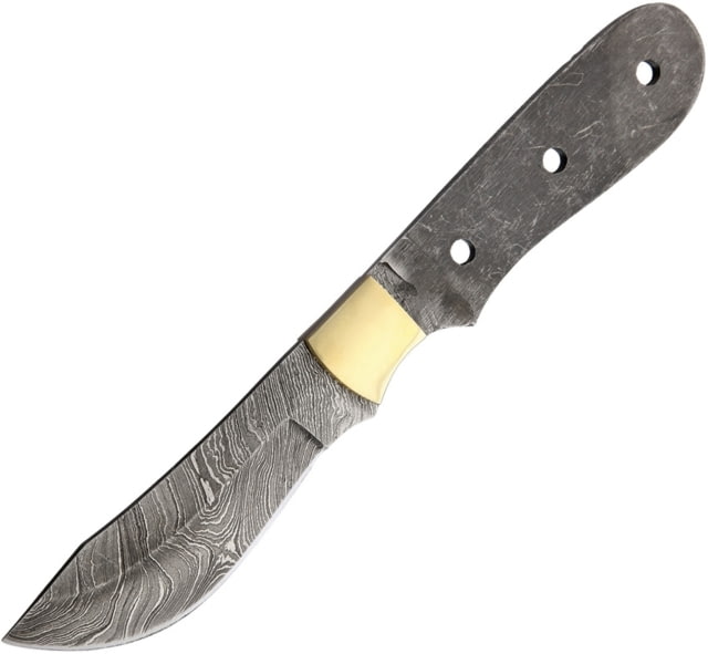 Knifemaking 3.25in Damascus Skinner Blade 7.25in Overall SS Handle - Knifemaking
