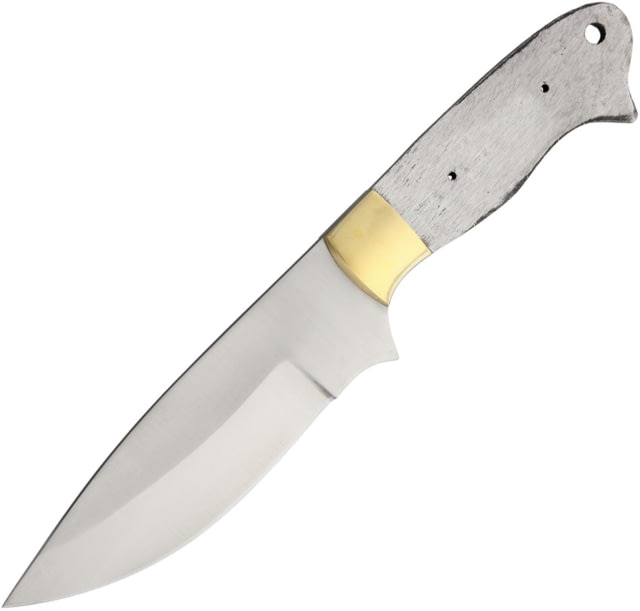 Knifemaking 5.25in Satin SS Drop Point SS Handle - Knifemaking