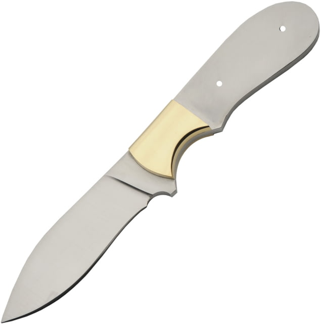 Knifemaking making 7.75 Ss Drop Point Br 3.50 in Fixed Blade Knife - Knifemaking