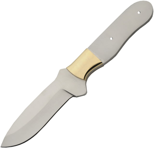 Knifemaking making 8.25 Ss Blank Drop Point 4.00 in Fixed Blade Knife - Knifemaking