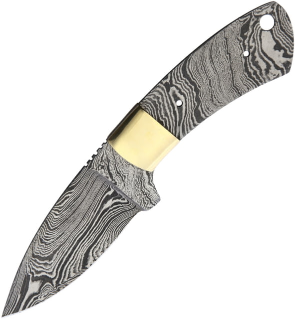 Knifemaking Damascus Knife Blade 3.5" Damascus steel drop point blade BL143D BL-MAY3 - Knifemaking