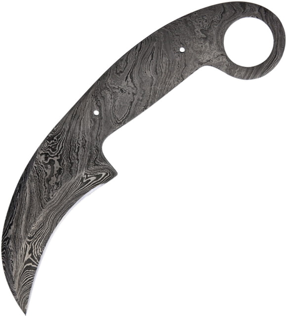 Knifemaking Karambit Knife Blade Damascus 3.25" Damascus steel karambit blade One-piece construction SM-APR-BL3 DAMASCUS - Knifemaking