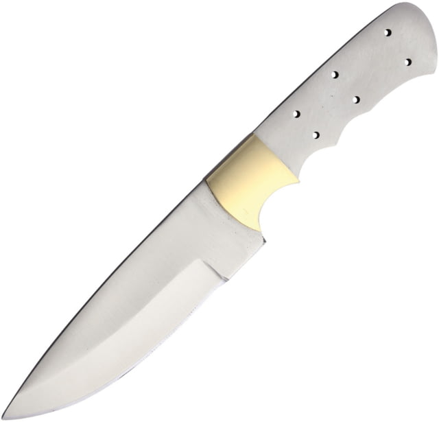 Knifemaking Knife Blade Drop Point 4.63" satin finish stainless blade SM-APR-BL10 STAINLESS - Knifemaking
