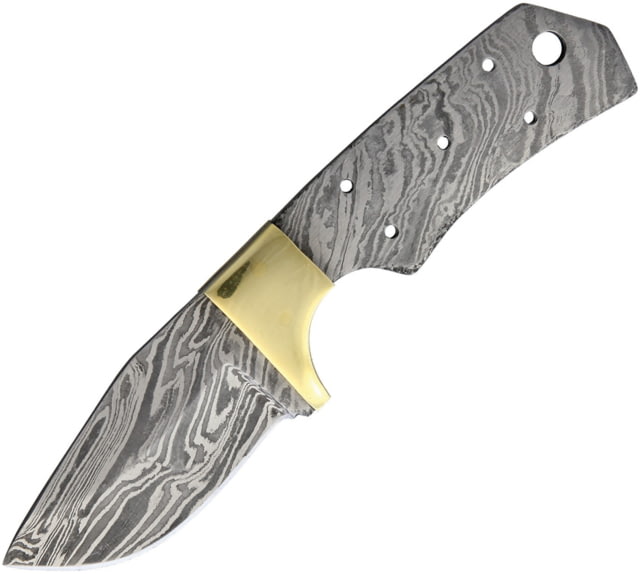 Knifemaking Knife Blade Skinner 2.75" Damascus steel drop point blade SM-APR-BL8 DAMASCUS