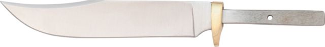 Knifemaking Stainless Fixed Blade Knife 5in Steel Clip Point Stainless Steel - Knifemaking