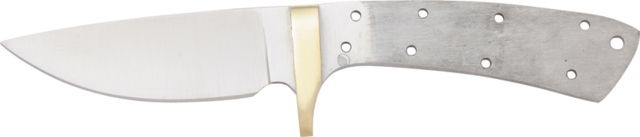 Knifemaking Stainless Fixed Blade Knife 3in Steel Drop Point Stainless Steel - Knifemaking