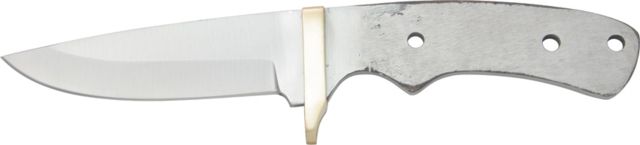 Knifemaking Stainless Fixed Blade Knife 4in Steel Drop Point Stainless Steel - Knifemaking