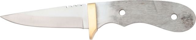 Knifemaking Stainless Fixed Blade Knife 3.13in Steel Drop Point Stainless Steel - Knifemaking