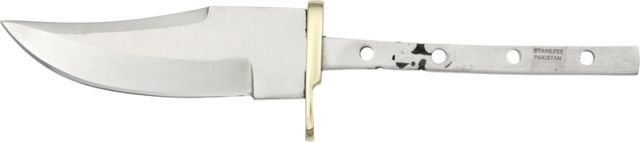 Knifemaking Stainless Fixed Blade Knife 4in Steel Clip Point Stainless Steel - Knifemaking