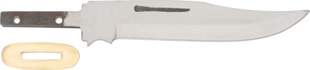 Knifemaking Stainless Fixed Blade Knife 8.38in H1 Clip Point Stainless Steel