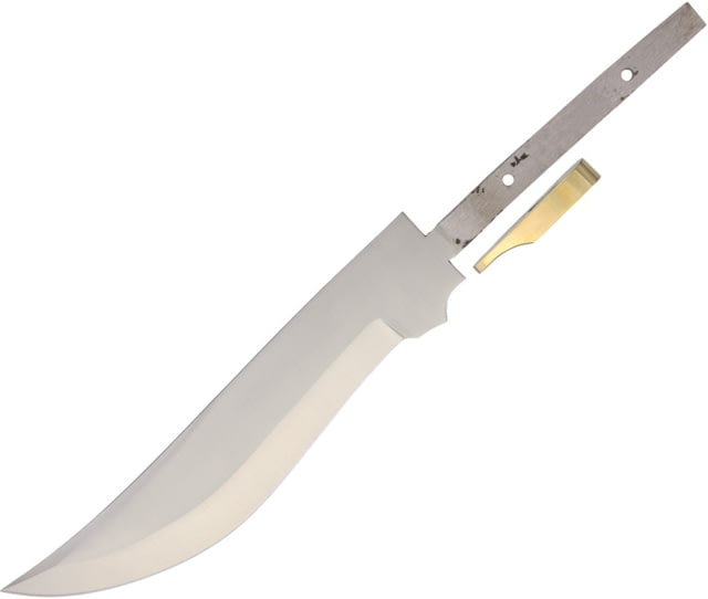 Knifemaking Upswept Knife Overall 14.5in Blade 9.25in L Carbon Steel L Standard Edge Removable Brass Guard - Knifemaking