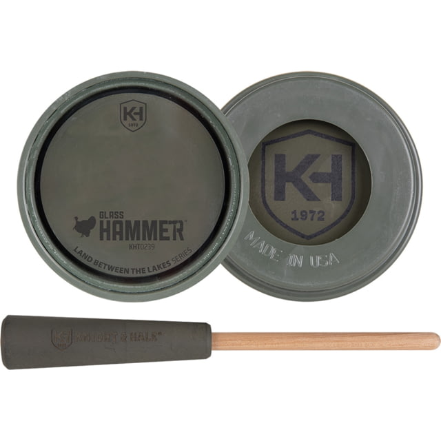 Knight & Hale Glass Hammer Pot Game Call Black