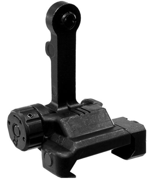 Knight's Armament Folding Micro Rear Sight 300 Meter Black - Knight's Armament