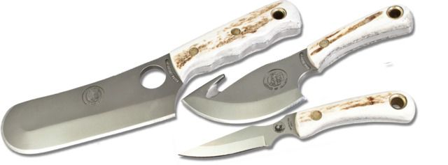 Knives of Alaska Brown Bear Light Hunter Cub Bear Combo Stag Handle Natural
