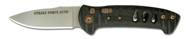 Knives of Alaska Strike Force D2 Automatic Folding Knife G10 Handle Black - Knives Of Alaska