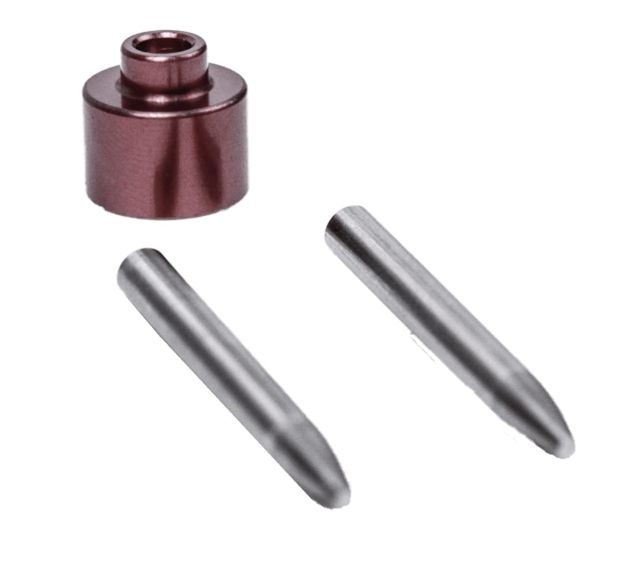 KNS Precision AR15 Hammer/Trigger Pin Assembly Guides Red/Stainless Steel - Kns Precision