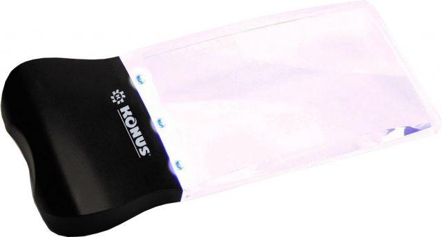 Konus 2x Table Magnifier Loupe w/3 LED Lights - Konus