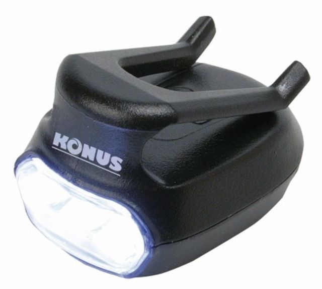 Konus KONUSCAP LED Headlight w/3 Ultra-bright LEDs and Car Attachment - Konus