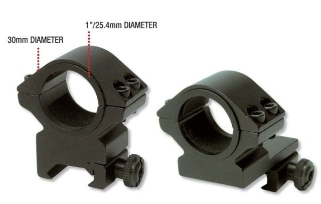 Konus Aluminum Mounting Rings for Scopes