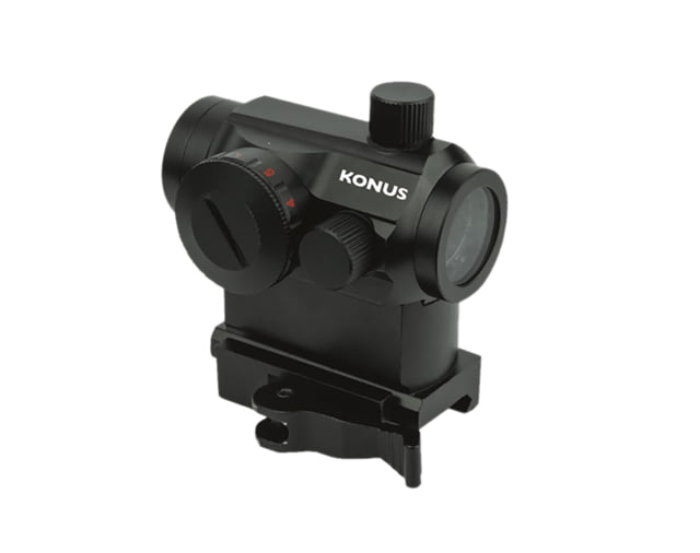 Konus Pro Nuclear Matte Black 1x22mm 3 MOA Red/Green Dot Reticle - Konus