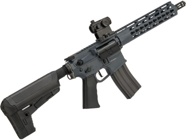 Krytac / KRISS USA Full Metal Trident MKII CRB Airsoft AEG Rifle 400 FPS Combat Grey Large - Krytac / Kriss Usa