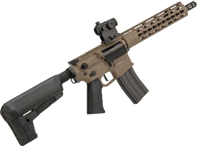 Krytac / KRISS USA Full Metal Trident MKII CRB Airsoft AEG Rifle 400 FPS Dark Earth Large - Krytac / Kriss Usa