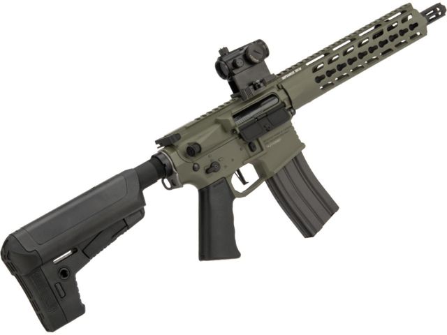 Krytac / KRISS USA Full Metal Trident MKII CRB Airsoft AEG Rifle 400 FPS Foliage Green Large - Krytac / Kriss Usa