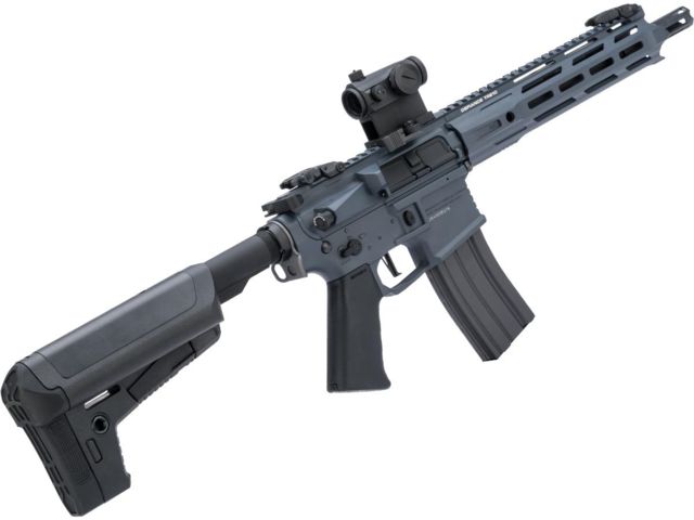 Krytac / KRISS USA Full Metal Trident MKII-M CRB Airsoft AEG Rifle Combat Grey Large - Krytac / Kriss Usa