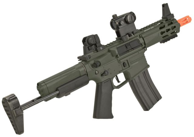 Krytac / KRISS USA Full Metal Trident MKII PDW Airsoft AEG Rifle Foliage Green Large - Krytac / Kriss Usa