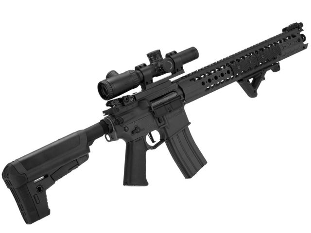 Krytac / KRISS USA War Sport Licensed LVOA-C M4 Carbine Airsoft AEG Rifle Black Large - Krytac / Kriss Usa