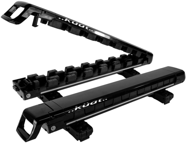Kuat Grip Ski Rack - Black Metallic with Gray Anodize - 4 Ski, Black Metallic with Gray Anodize, GRR4B